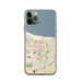 Custom Gary Indiana Map Phone Case in Woodblock
