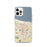 Custom Gary Indiana Map iPhone 12 Pro Phone Case in Woodblock