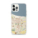 Custom Gary Indiana Map iPhone 12 Pro Max Phone Case in Woodblock