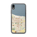 Custom Gary Indiana Map Phone Case in Woodblock