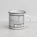 Right View Custom Gastonia North Carolina Map Enamel Mug in Classic