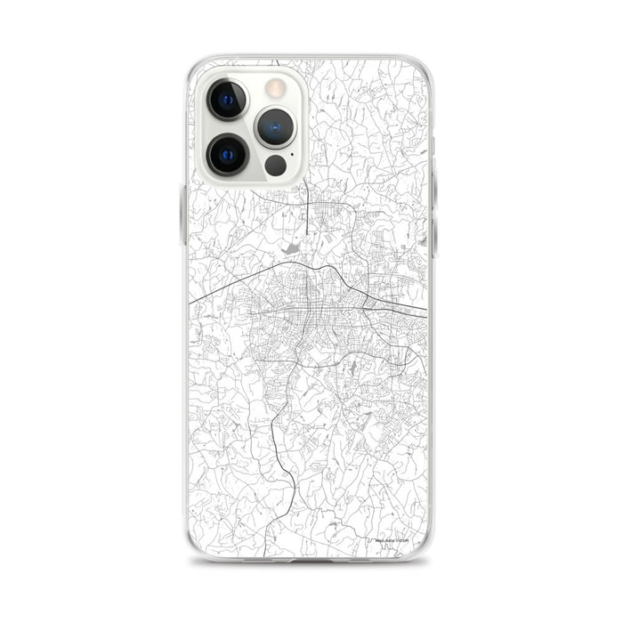 Custom Gastonia North Carolina Map iPhone 12 Pro Max Phone Case in Classic