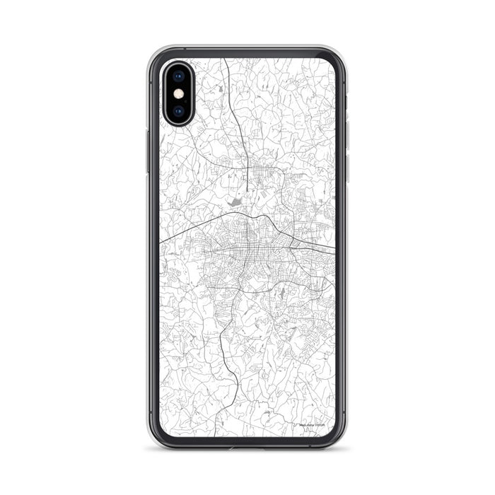 Custom Gastonia North Carolina Map Phone Case in Classic