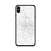 Custom Gastonia North Carolina Map Phone Case in Classic