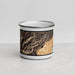 Front View Custom Gatlinburg Tennessee Map Enamel Mug in Ember