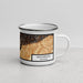 Right View Custom Gatlinburg Tennessee Map Enamel Mug in Ember