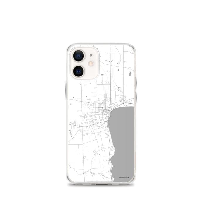 Custom Geneva New York Map iPhone 12 mini Phone Case in Classic