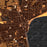 Geneva New York Map Print in Ember Style Zoomed In Close Up Showing Details