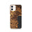Custom Geneva New York Map iPhone 12 Phone Case in Ember