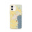 Custom Geneva New York Map iPhone 12 Phone Case in Woodblock