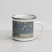 Right View Custom Georgetown Lake Montana Map Enamel Mug in Afternoon