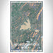 Georgetown Lake Montana Map Print Portrait Orientation in Afternoon Style With Shaded Background