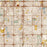 Gilbert Arizona Map Print in Woodblock Style Zoomed In Close Up Showing Details