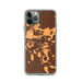 Custom iPhone 11 Pro Gillette Wyoming Map Phone Case in Ember