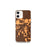Custom iPhone 12 mini Gillette Wyoming Map Phone Case in Ember
