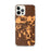 Custom iPhone 12 Pro Max Gillette Wyoming Map Phone Case in Ember