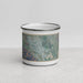 Front View Custom Gilroy California Map Enamel Mug in Afternoon