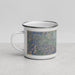 Left View Custom Gilroy California Map Enamel Mug in Afternoon
