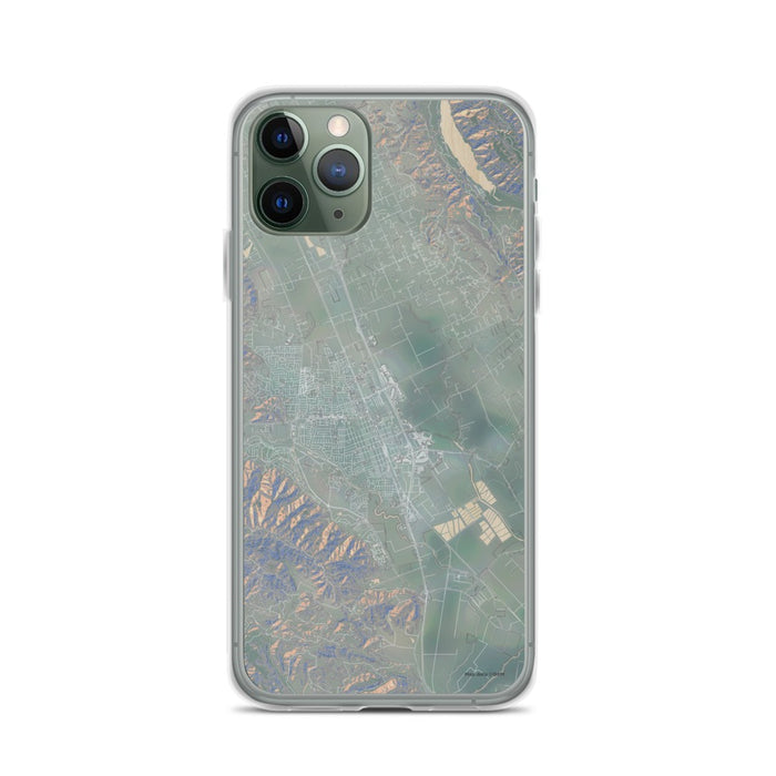 Custom iPhone 11 Pro Gilroy California Map Phone Case in Afternoon