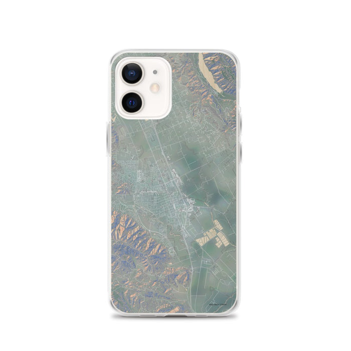 Custom iPhone 12 Gilroy California Map Phone Case in Afternoon