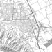 Gilroy California Map Print in Classic Style Zoomed In Close Up Showing Details
