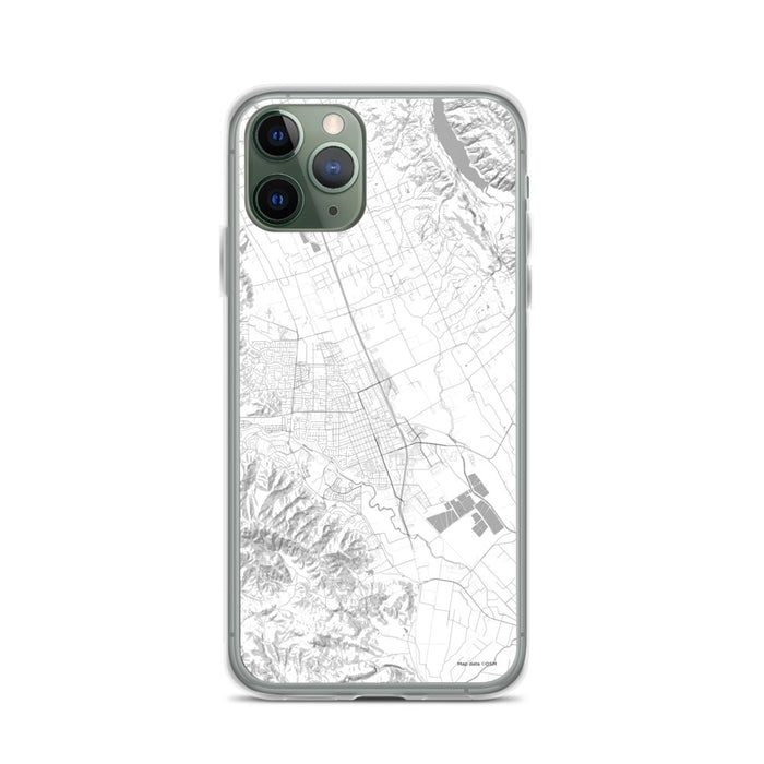 Custom iPhone 11 Pro Gilroy California Map Phone Case in Classic