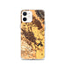 Custom iPhone 12 Gilroy California Map Phone Case in Ember