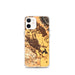 Custom iPhone 12 mini Gilroy California Map Phone Case in Ember