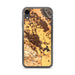 Custom iPhone XR Gilroy California Map Phone Case in Ember