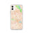 Custom iPhone 11 Gilroy California Map Phone Case in Watercolor