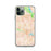 Custom iPhone 11 Pro Gilroy California Map Phone Case in Watercolor