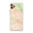 Custom iPhone 11 Pro Max Gilroy California Map Phone Case in Watercolor
