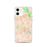 Custom iPhone 12 Gilroy California Map Phone Case in Watercolor