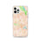 Custom iPhone 12 Pro Gilroy California Map Phone Case in Watercolor
