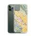 Custom Gilroy California Map Phone Case in Woodblock