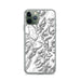 Custom Glacier National Park Map Phone Case in Classic
