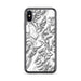 Custom Glacier National Park Map Phone Case in Classic
