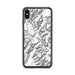 Custom Glacier National Park Map Phone Case in Classic