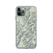 Custom Glacier National Park Map Phone Case in Woodblock