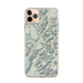 Custom Glacier National Park Map Phone Case in Woodblock