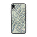 Custom Glacier National Park Map Phone Case in Woodblock
