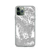 Custom Glacier Bay Alaska Map Phone Case in Classic