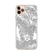 Custom Glacier Bay Alaska Map Phone Case in Classic