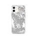 Custom Glacier Bay Alaska Map iPhone 12 Phone Case in Classic