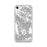 Custom Glacier Bay Alaska Map iPhone SE Phone Case in Classic
