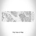 Rendered View of Glacier Bay Alaska Map Engraving on 10oz Stainless Steel Insulated Cup with Sliding Lid in White