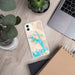 Custom Glacier Bay Alaska Map Phone Case in Watercolor