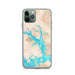 Custom Glacier Bay Alaska Map Phone Case in Watercolor