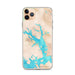 Custom Glacier Bay Alaska Map Phone Case in Watercolor