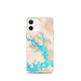 Custom Glacier Bay Alaska Map iPhone 12 mini Phone Case in Watercolor